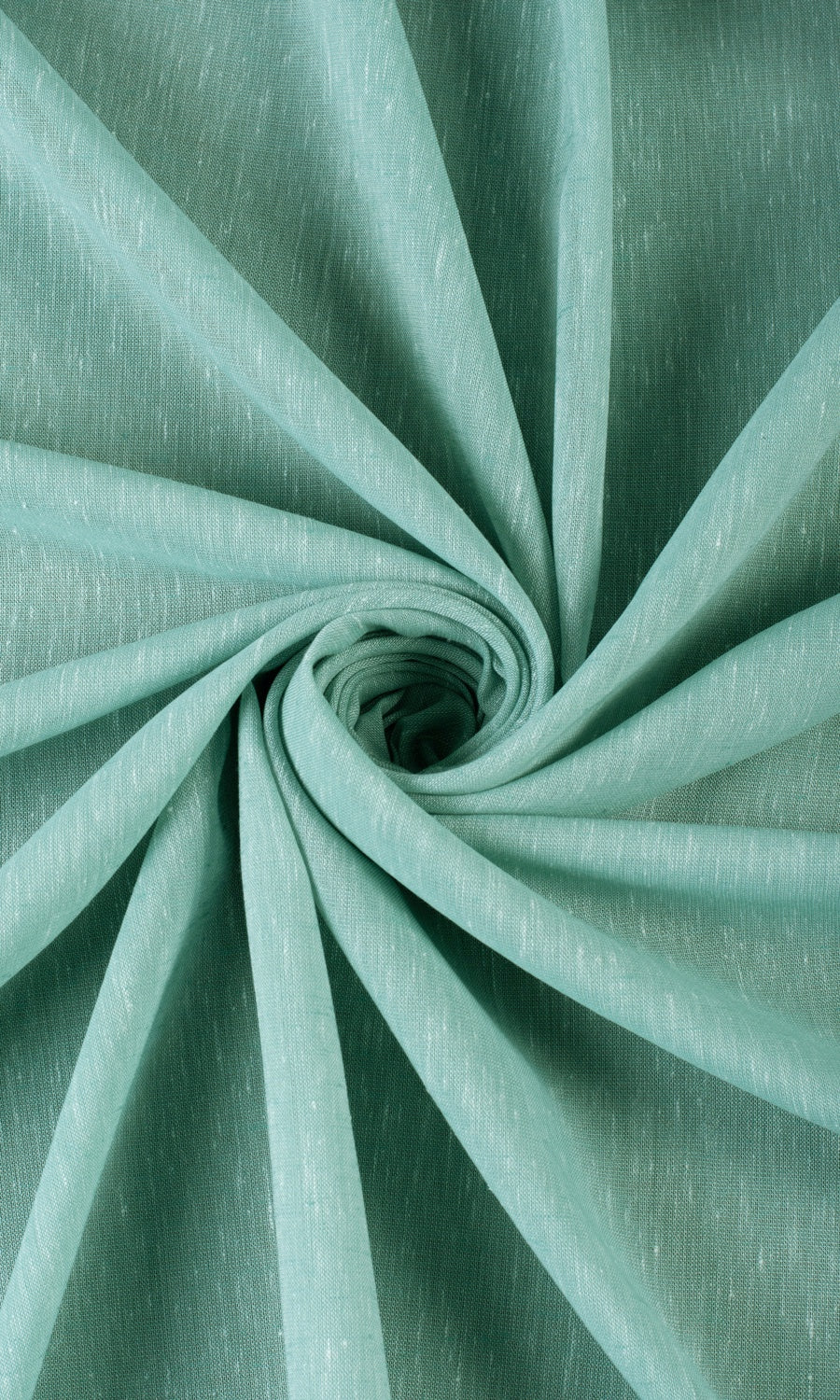Plain Sheer Roman Blinds (Cyan Green) for Living, Bedroom, Kitchen, Bathroom