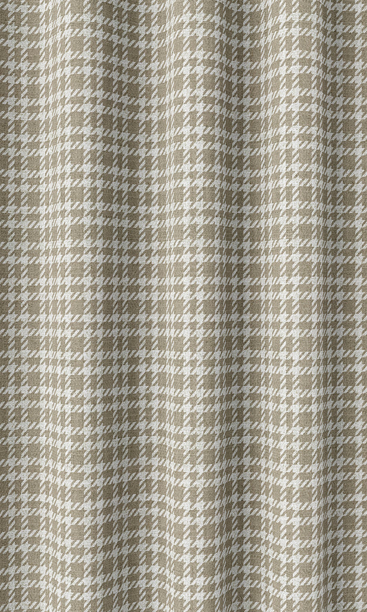 Check Patterned Shades (Beige/ White)