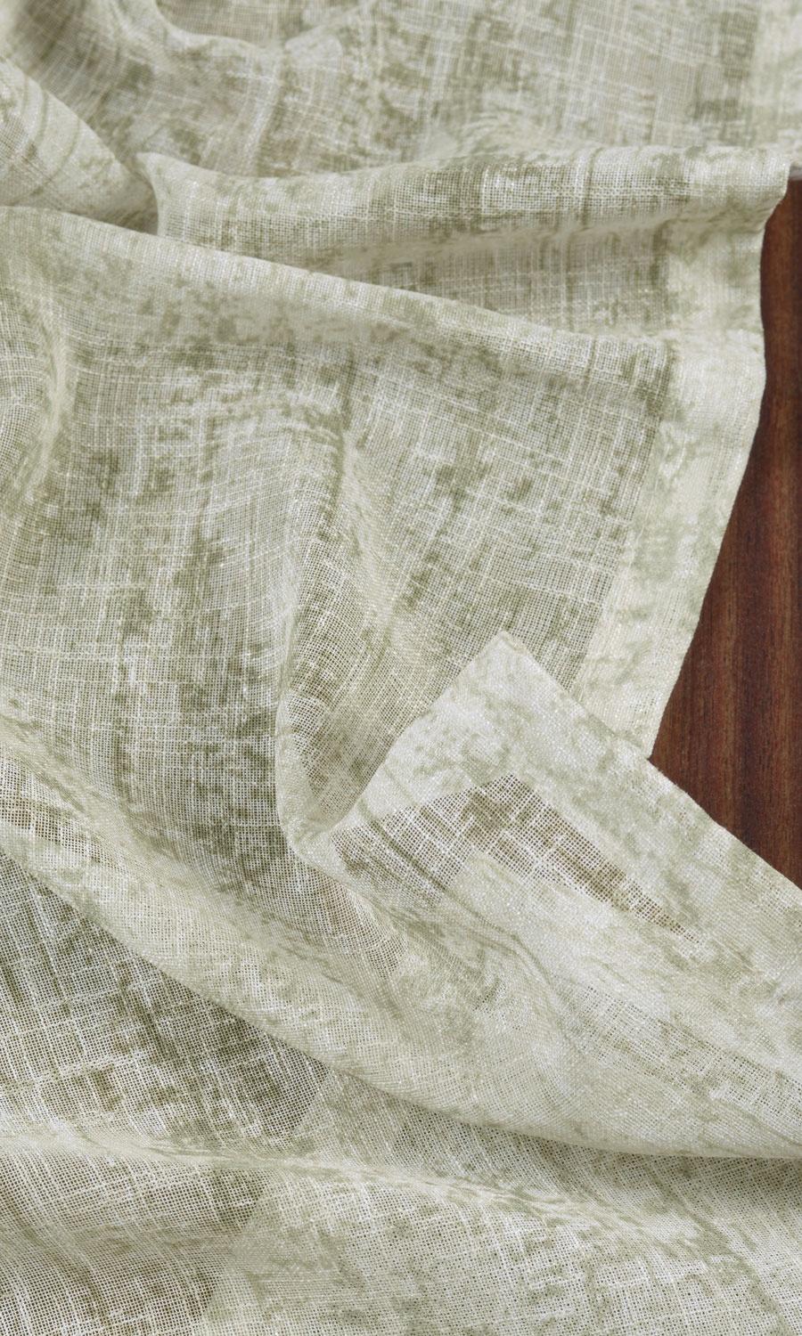 Textured Sheer Roman Blinds (Green) for Living, Bedroom, Kitchen, Bathroom