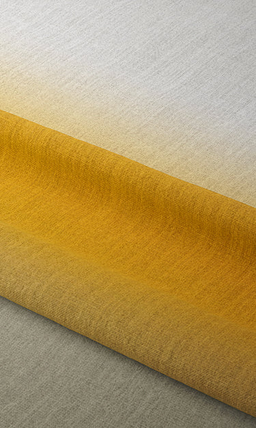 3-Tone Ombre Free Fabric Material Sample (Yellow/ Beige)
