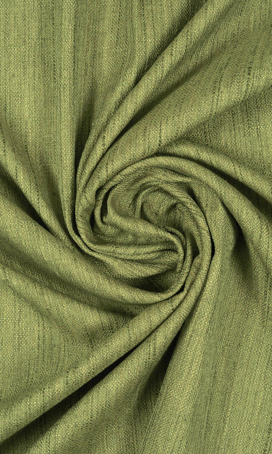 Textured Faux Silk Home Décor Fabric By the Metre (Green)