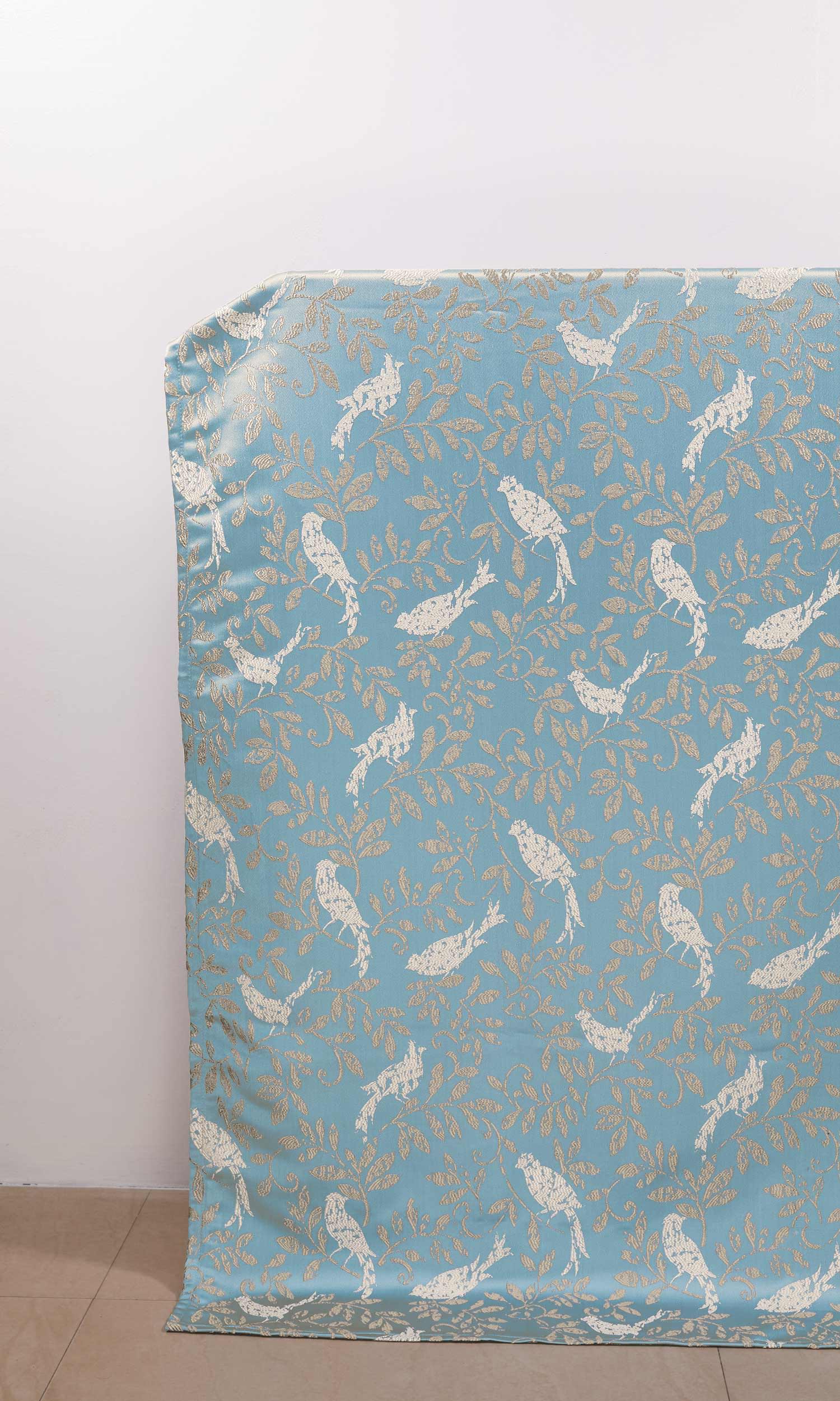 French Country  Roman Shades (Blue) for Living, Bedroom, Kitchen, Bathroom