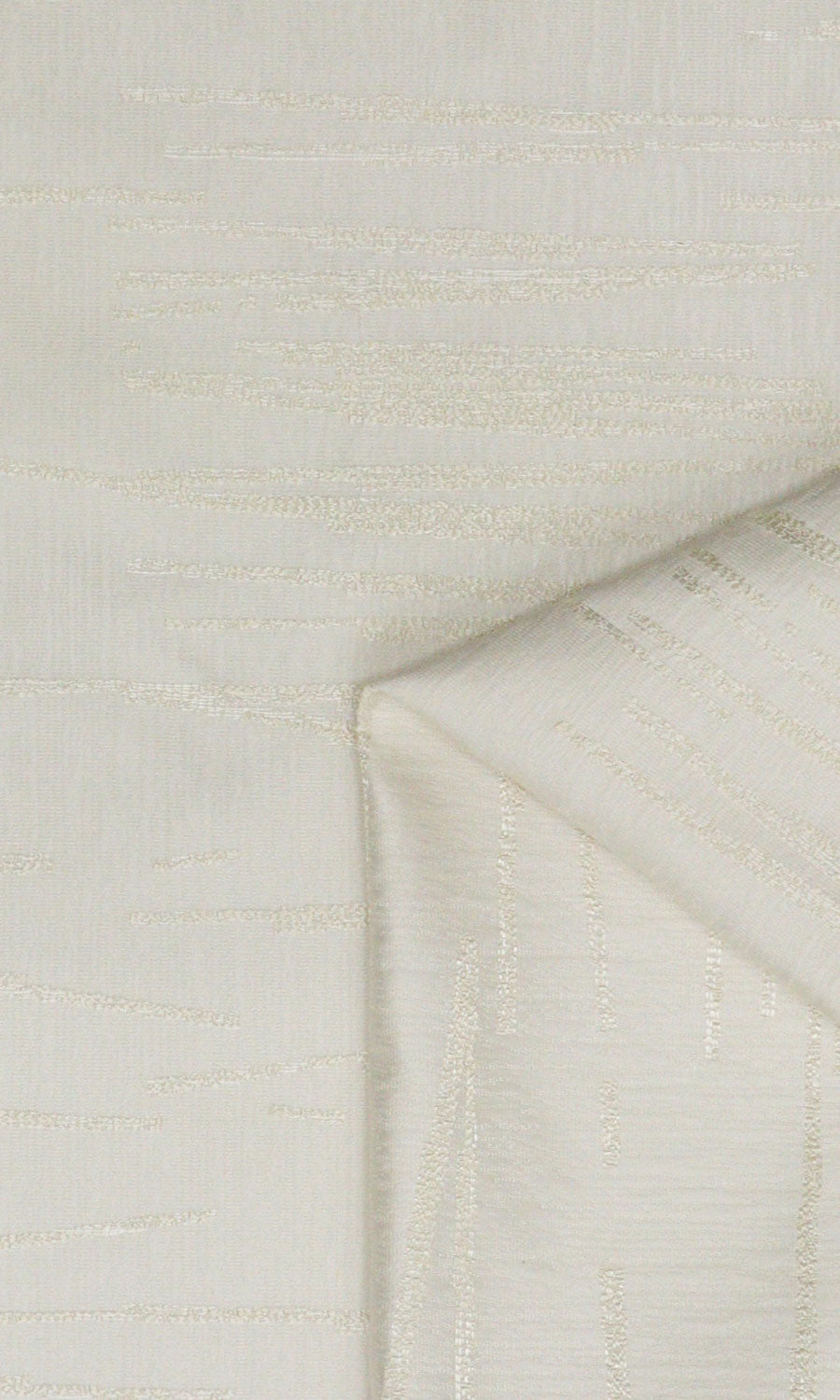 Abstract Patterned Window Treatments Fabric By the Metre (Ivory/ Pale Beige)