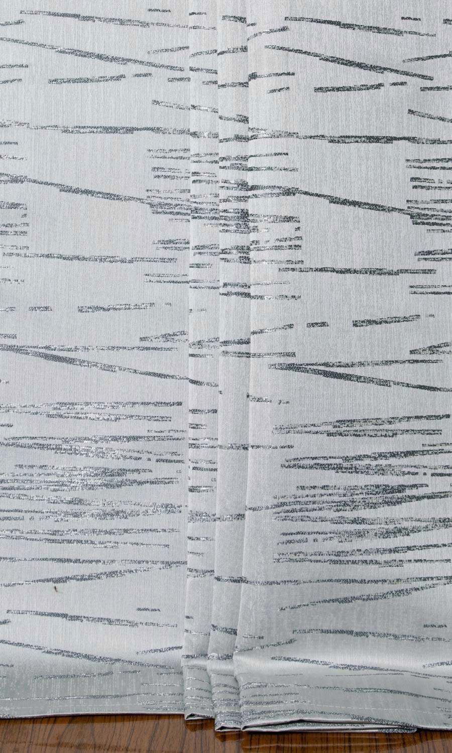 Abstract Patterned Flat, Plain, Fake, Faux, European Relaxed Roman Blinds (Steel Grey)