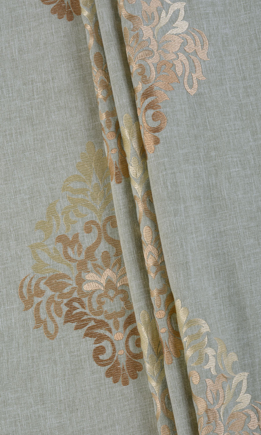 Damask Patterned  Roman Blinds & Window Shades (Gray/ Beige/ Brown)