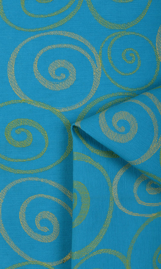 Cotton Home Décor Fabric Sample (Blue Cotton)