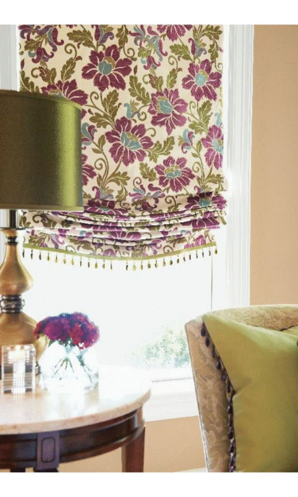 Tassel trims for roman blinds