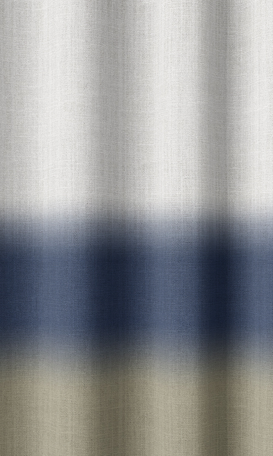 3-Tone Ombre Flat, Plain, Fake, Faux, European Relaxed Roman Blinds (Blue/ Stone Grey)