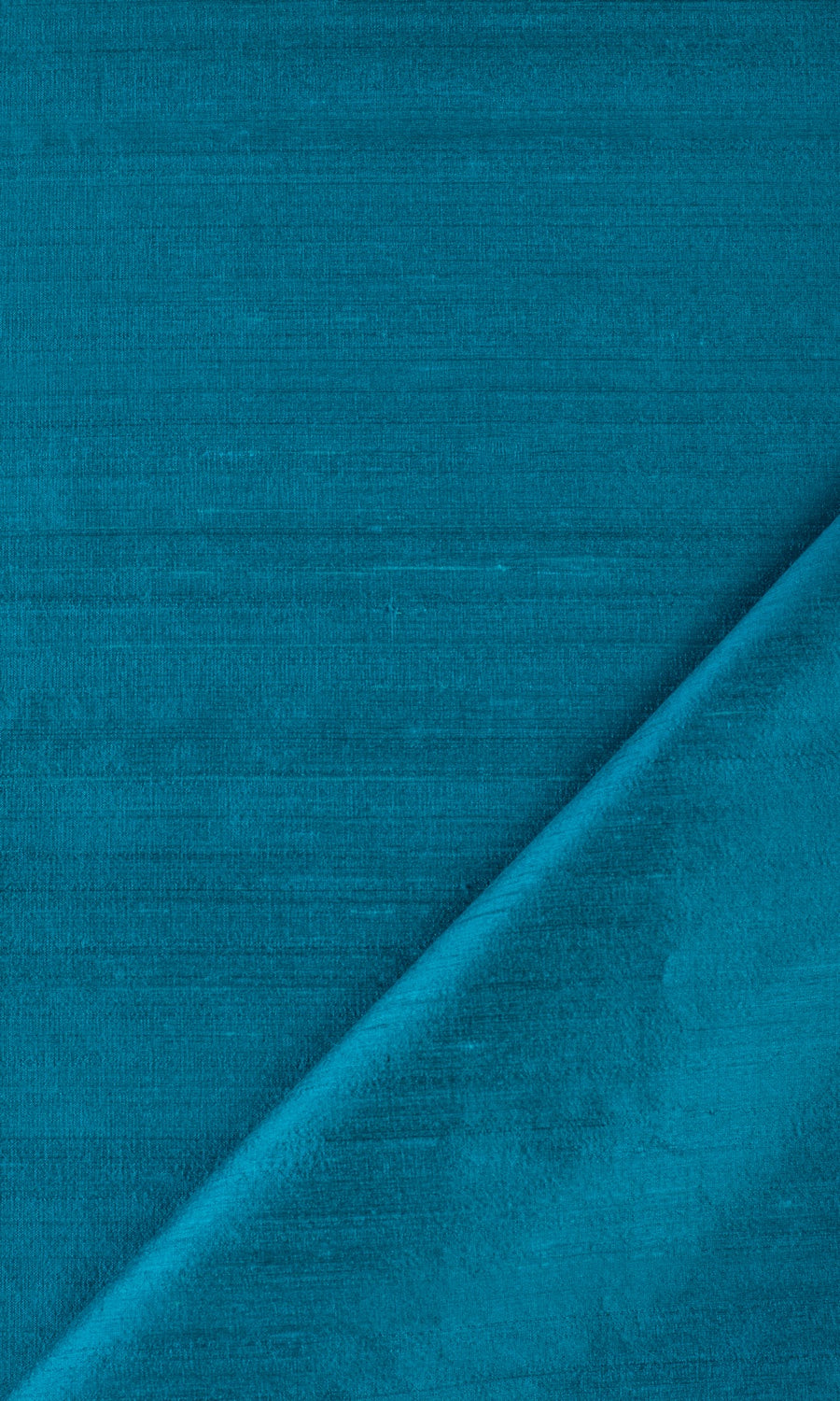 Dupioni Silk Window Treatments Fabric Sample (Teal Blue)