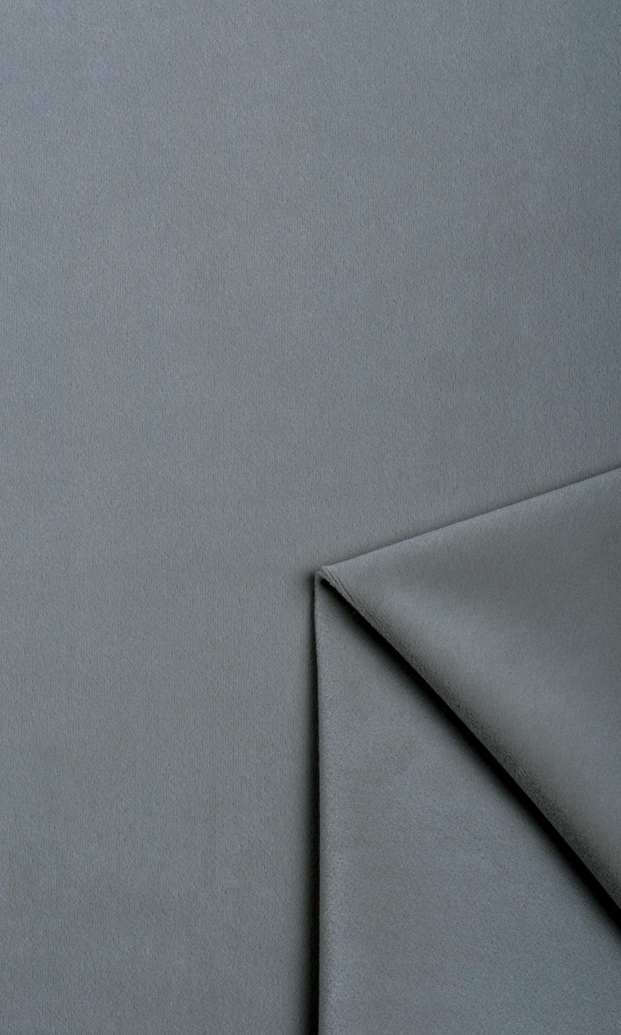 Velvet Window Treatments Fabric Sample (Gray)