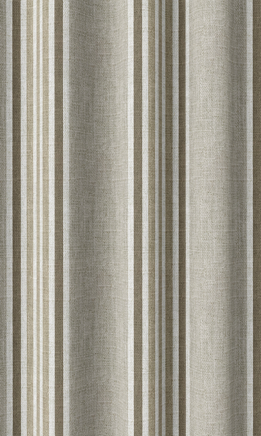 Modern Striped Home Décor Fabric Sample (Tan/ Brown)