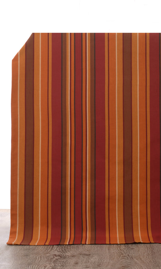 Cotton Home Décor Fabric By the Metre (Red/ Orange/ Maroon)