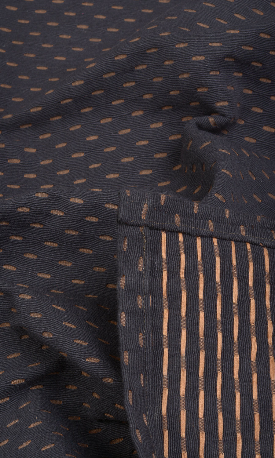 Cotton Free Fabric Material Sample (Black)