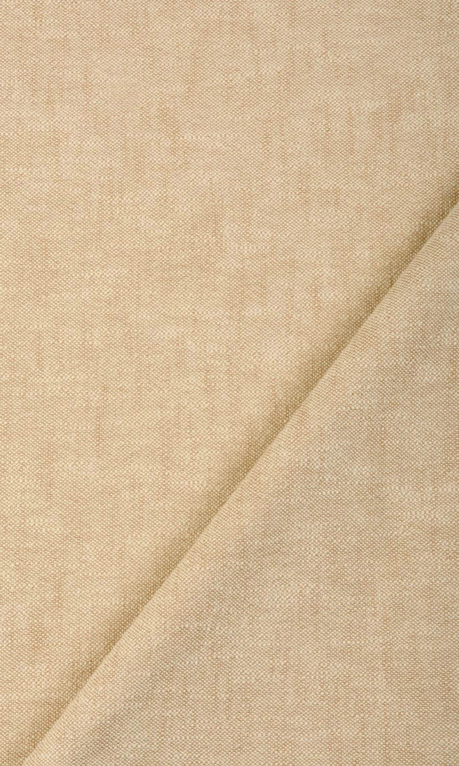 Plain Cotton Home Textile Fabric Material Sample (Pale Beige/ Tan Brown)