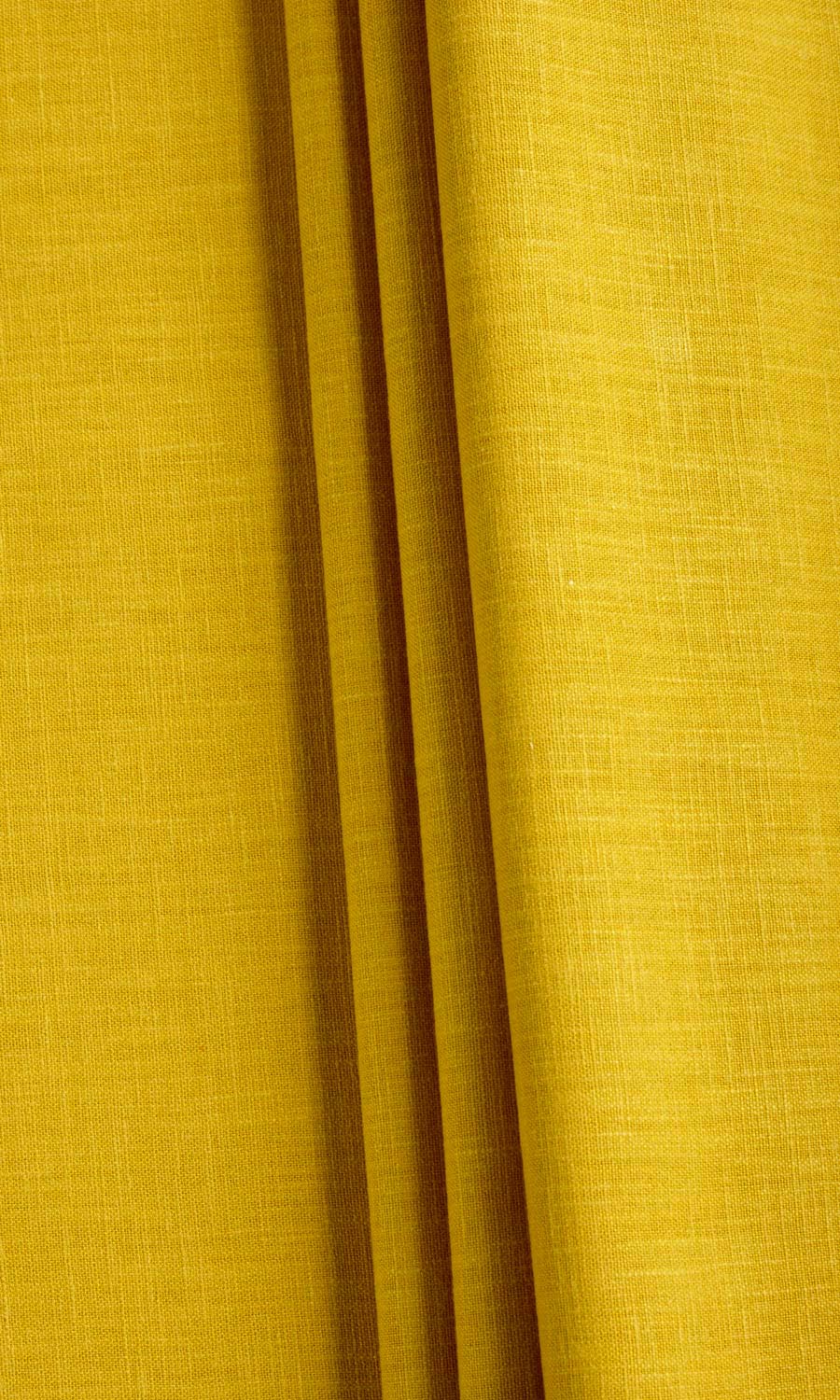 Poly-Cotton Blend Free Fabric Material Sample (Yellow)