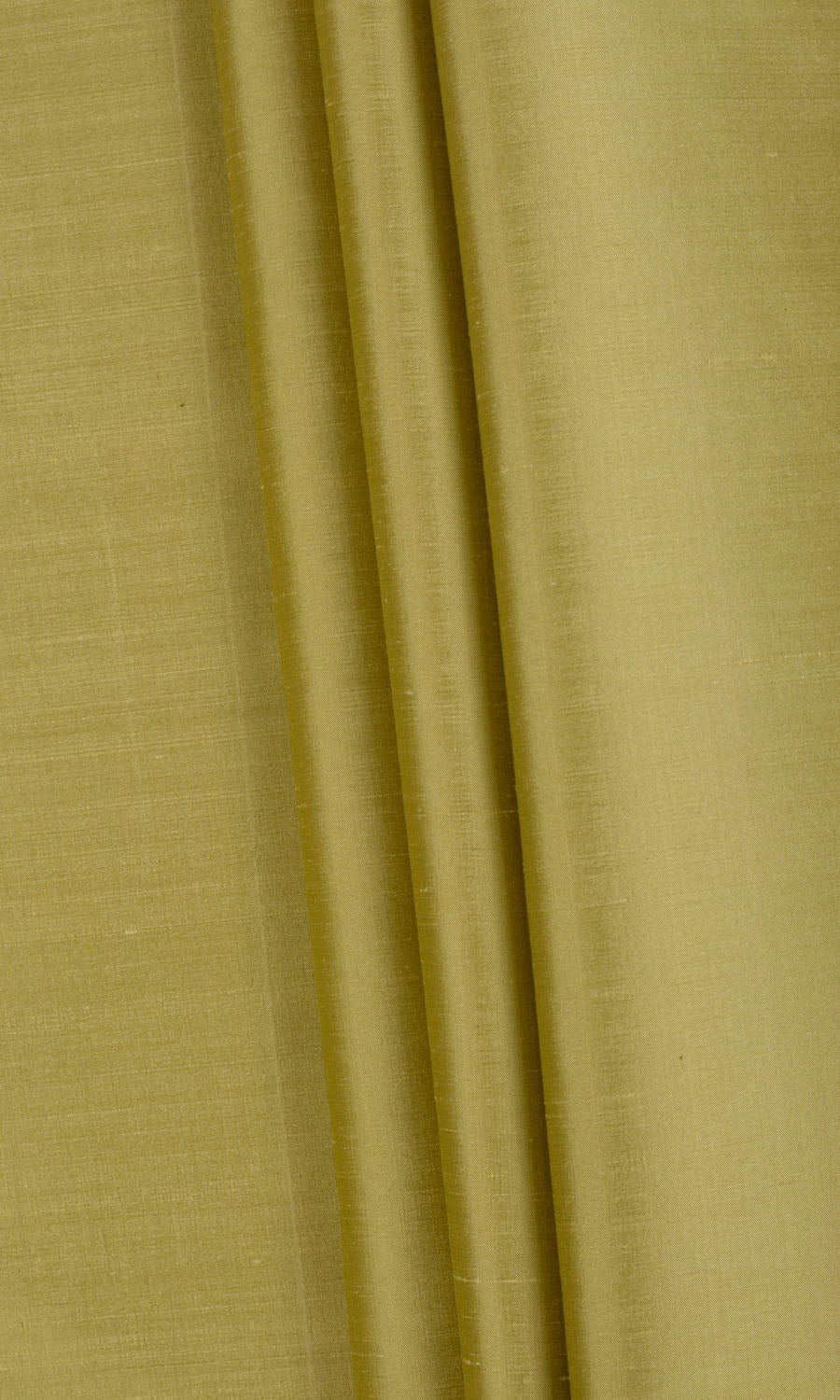 Shantung Silk Fabric By the Metre for Roman Blinds & Shades (Warm Green)