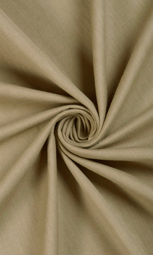 Cotton Curtain Home Décor Fabric Sample (Beige)