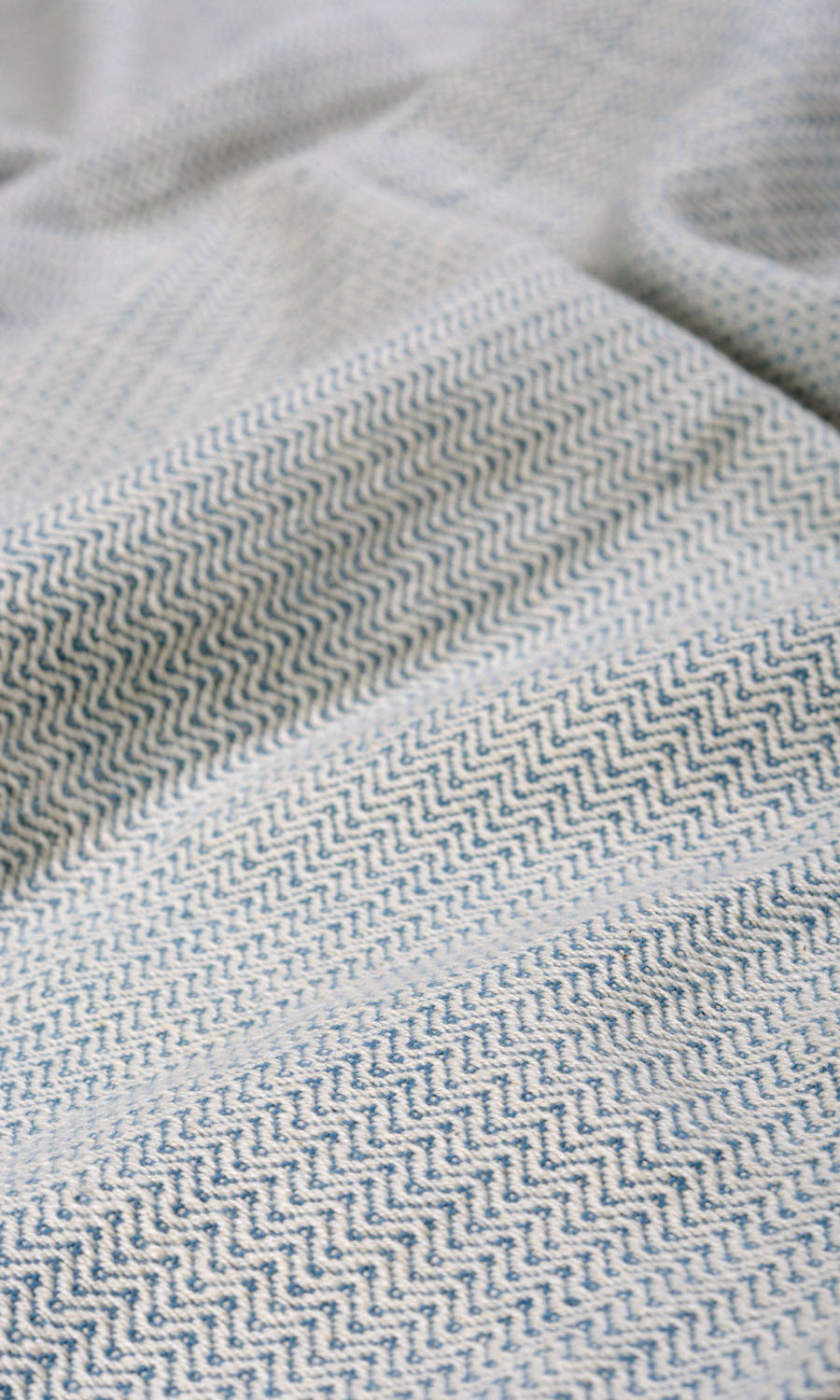 Textured  Made-to-Measure Roman Blinds (Blue)