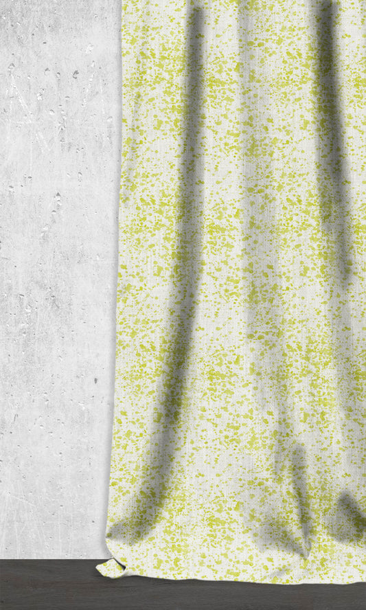Abstract Print Home Décor Fabric Sample (Pear Green)