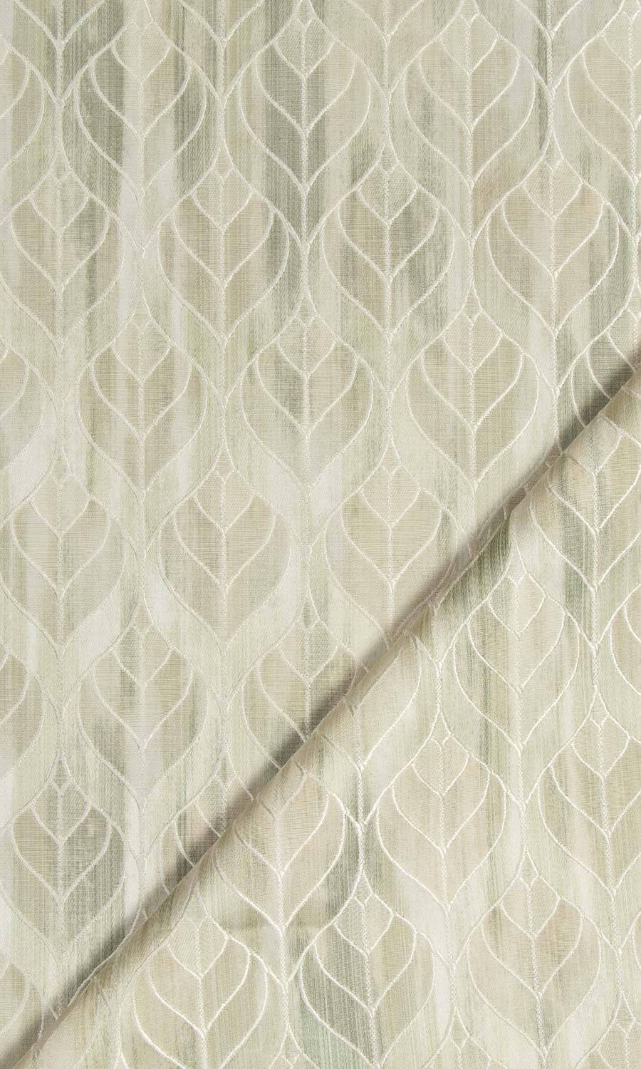 Petal Patterned Roman Blinds (Soft Green) Extra Long Short Wide