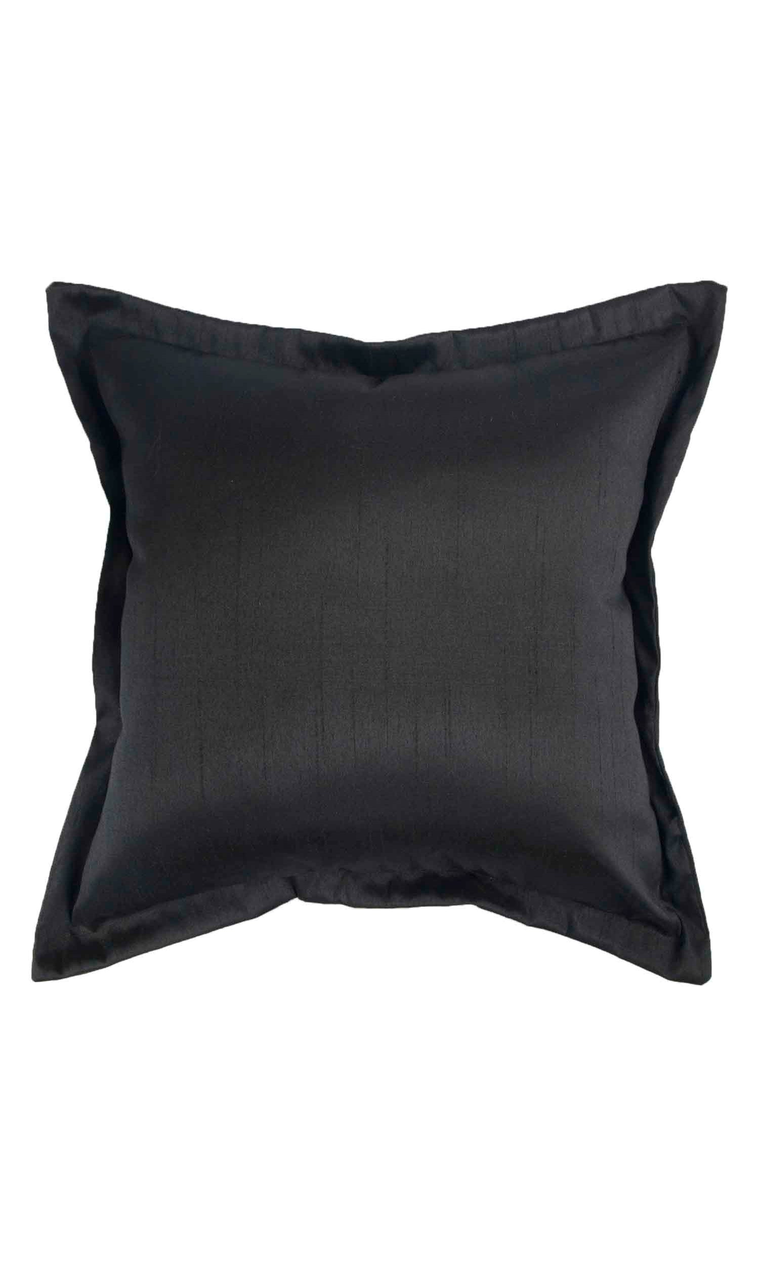 Faux Silk Fabric Material By the Metre (Black/ Grey)