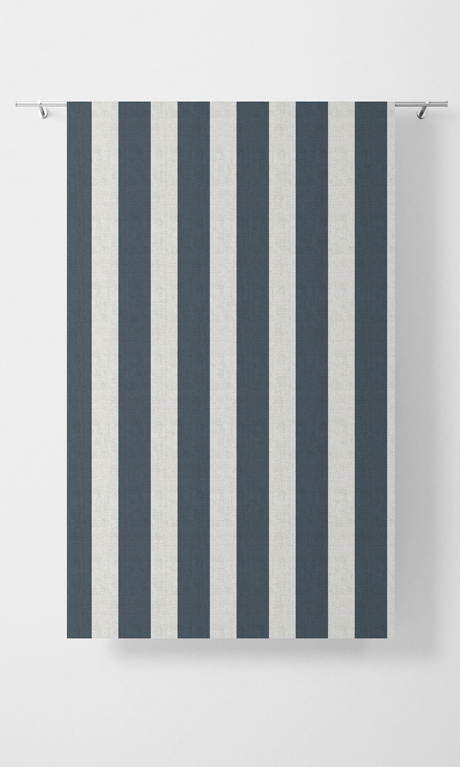 Modern Striped Print Shades (Slate Grey) for Living, Bedroom, Kitchen, Bathroom
