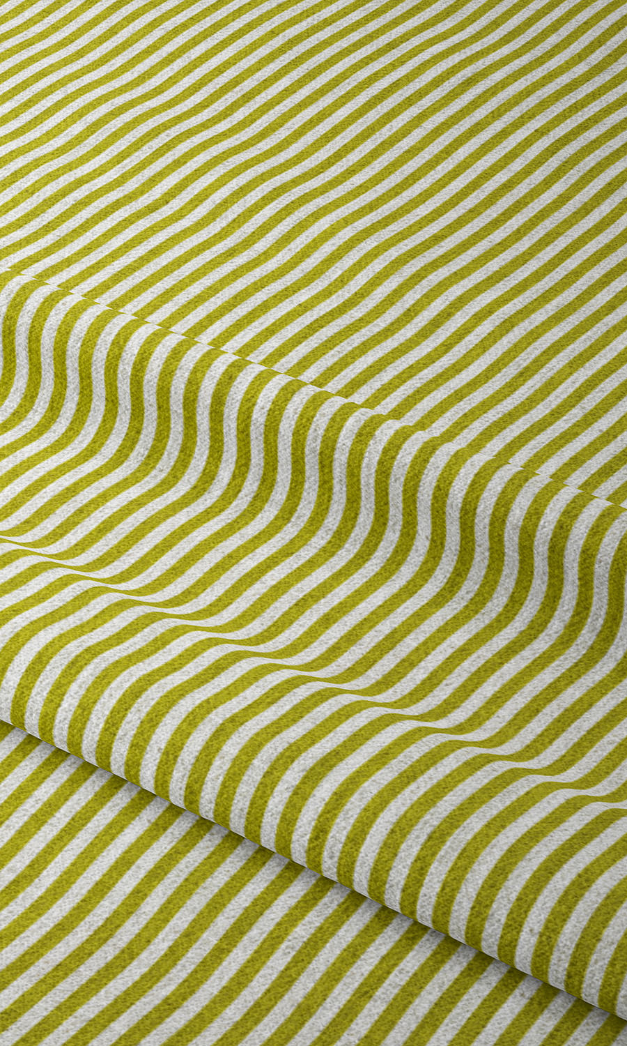 Modern Striped Home Textile Fabric Material Sample (Apple Green)
