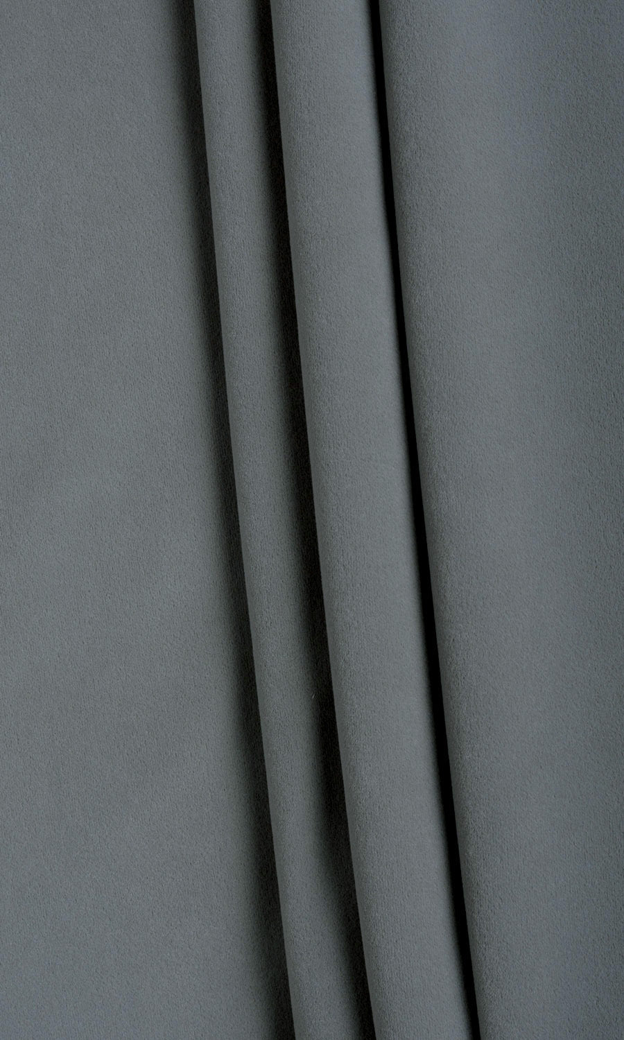 Velvet Flat, Plain, Fake, Faux, European Relaxed Roman Blinds (Gray)