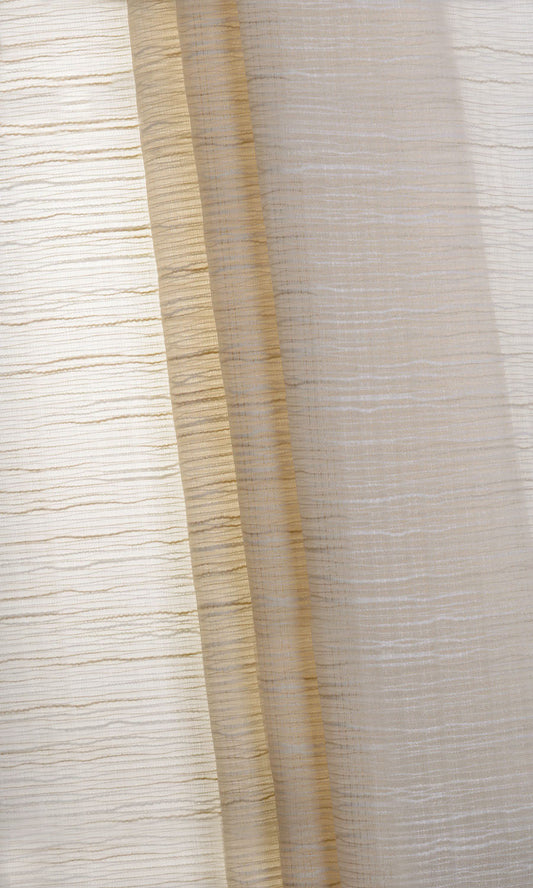 Sheer Fabric Blinds (Warm Ivory)