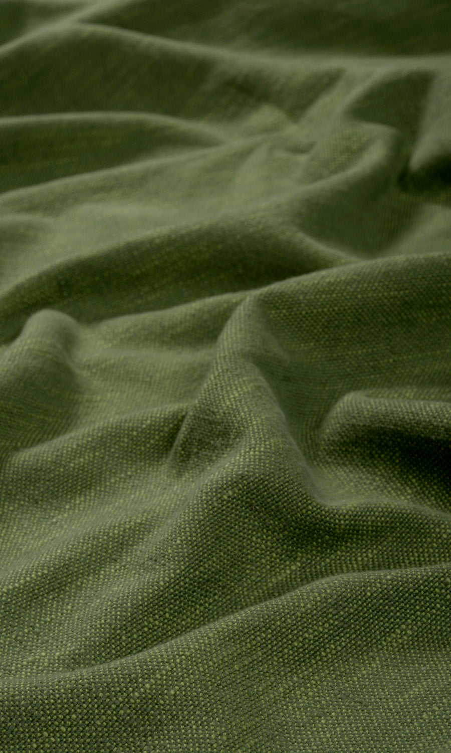 Plain Cotton Fabric By the Metre for Roman Blinds & Shades (Green)