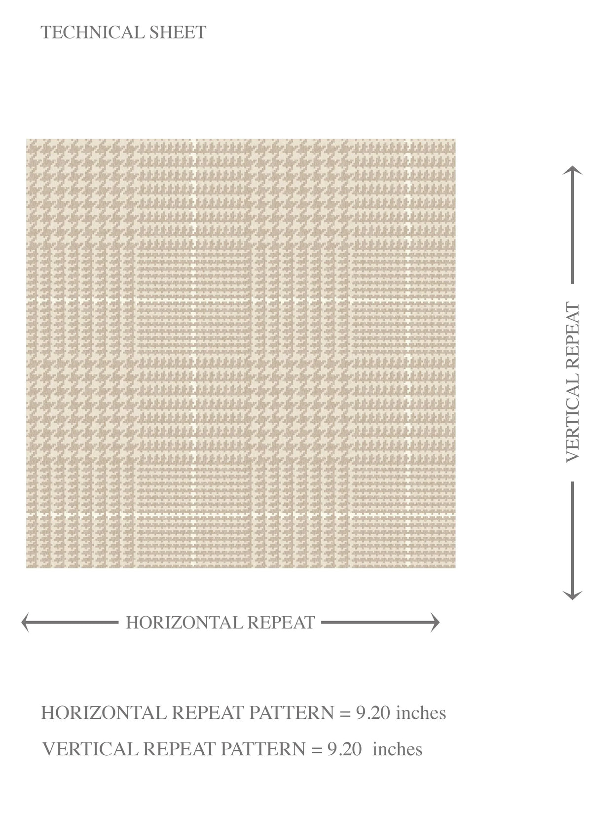 Neutral Textured Check/ Geometric Kids Room Wallpaper (Beige/ Taupe)