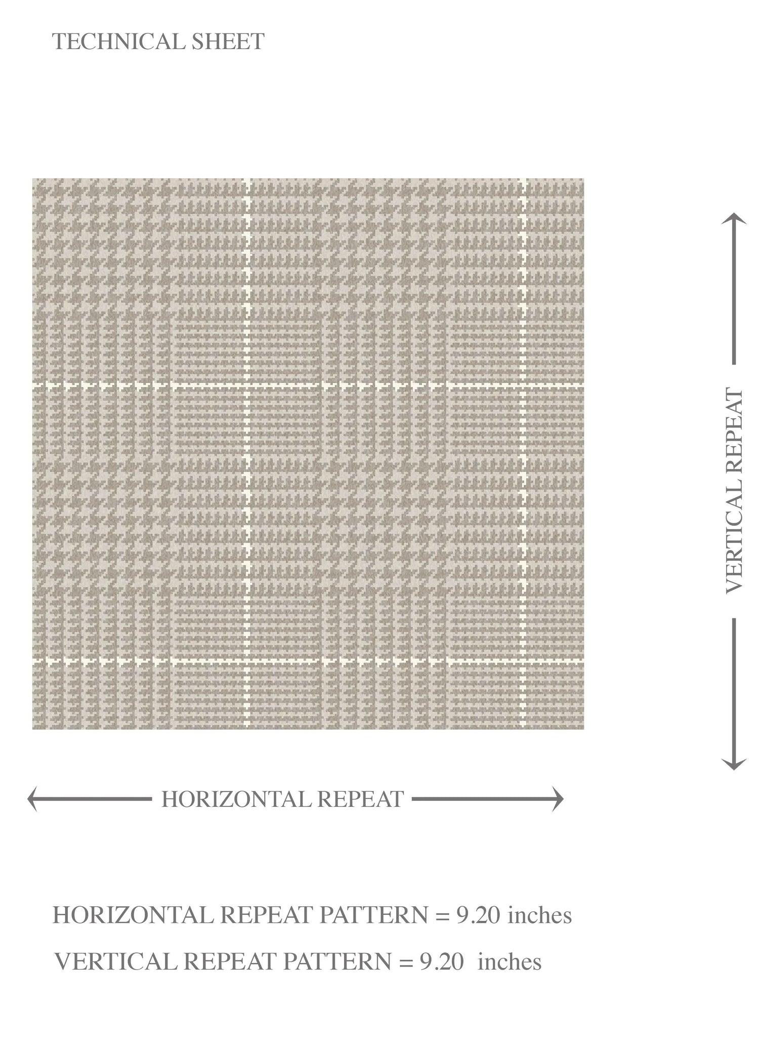 Neutral Textured Check/ Geometric Kids Room Wallpaper (Greige/ Taupe)