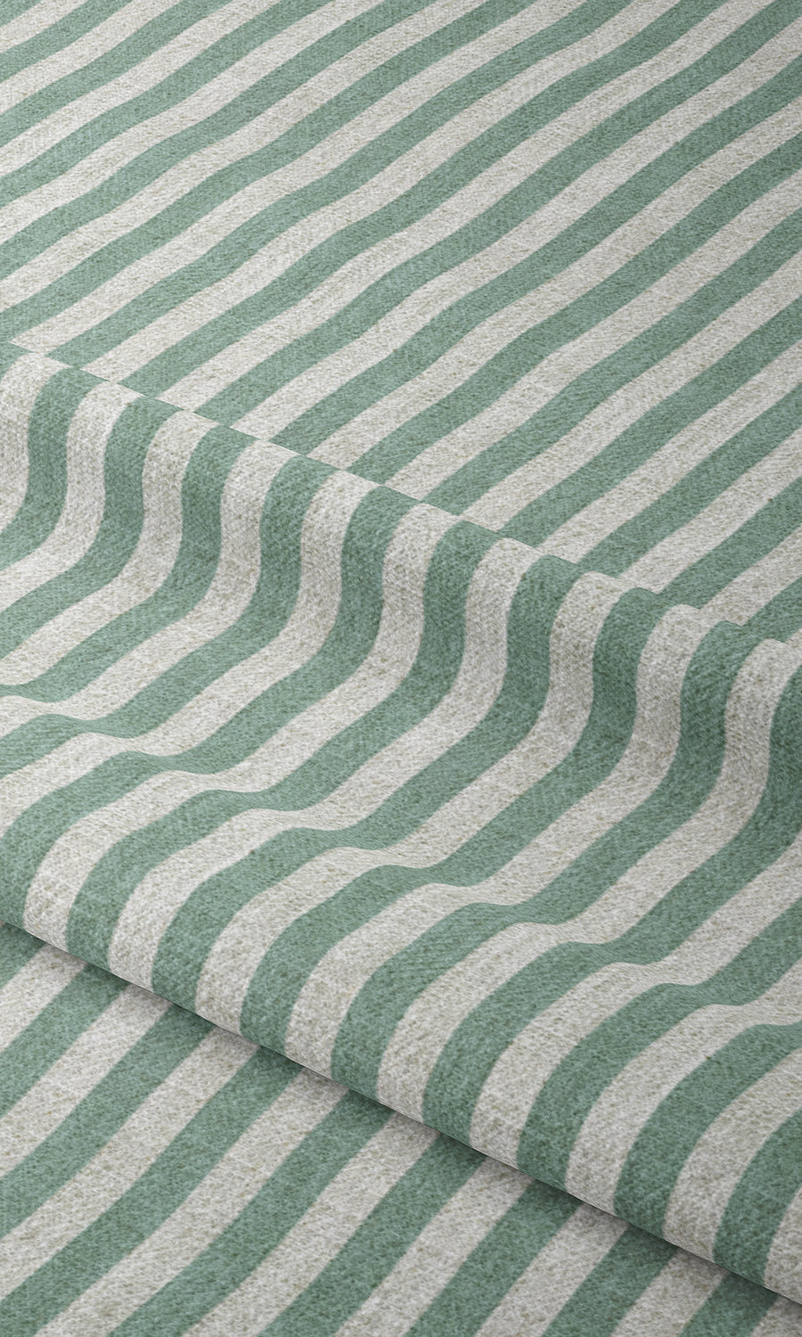Modern Striped Window Treatments Fabric Sample (Blue/ White)