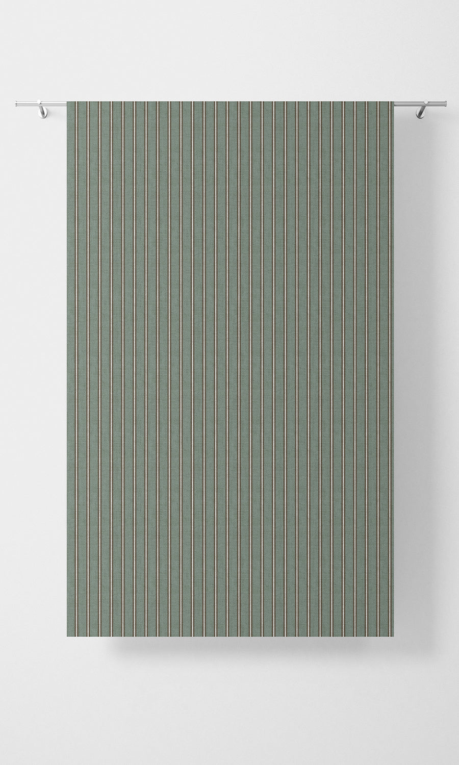 Striped Flat, Plain, Fake, Faux, European Relaxed Roman Blinds (Duck Egg Blue)
