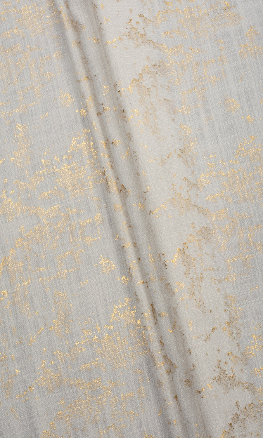 Metallic Abstract Blinds (Beige/ Golden) Extra Long Short Wide