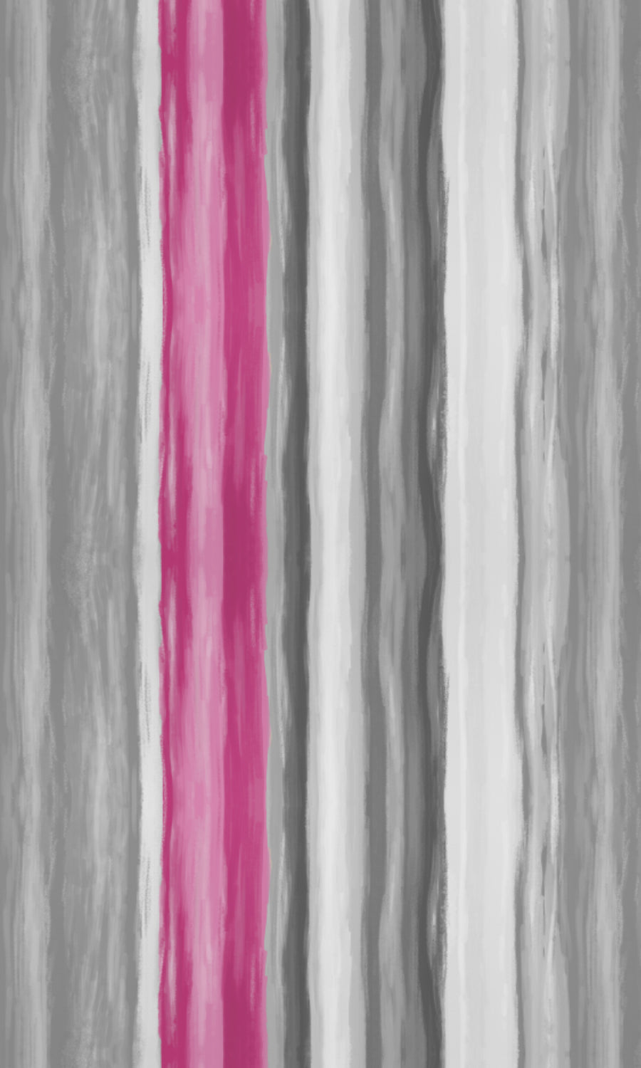 Dimout Striped Flat, Plain, Fake, Faux, European Relaxed Roman Blinds (Grey/ Carnation Pink)
