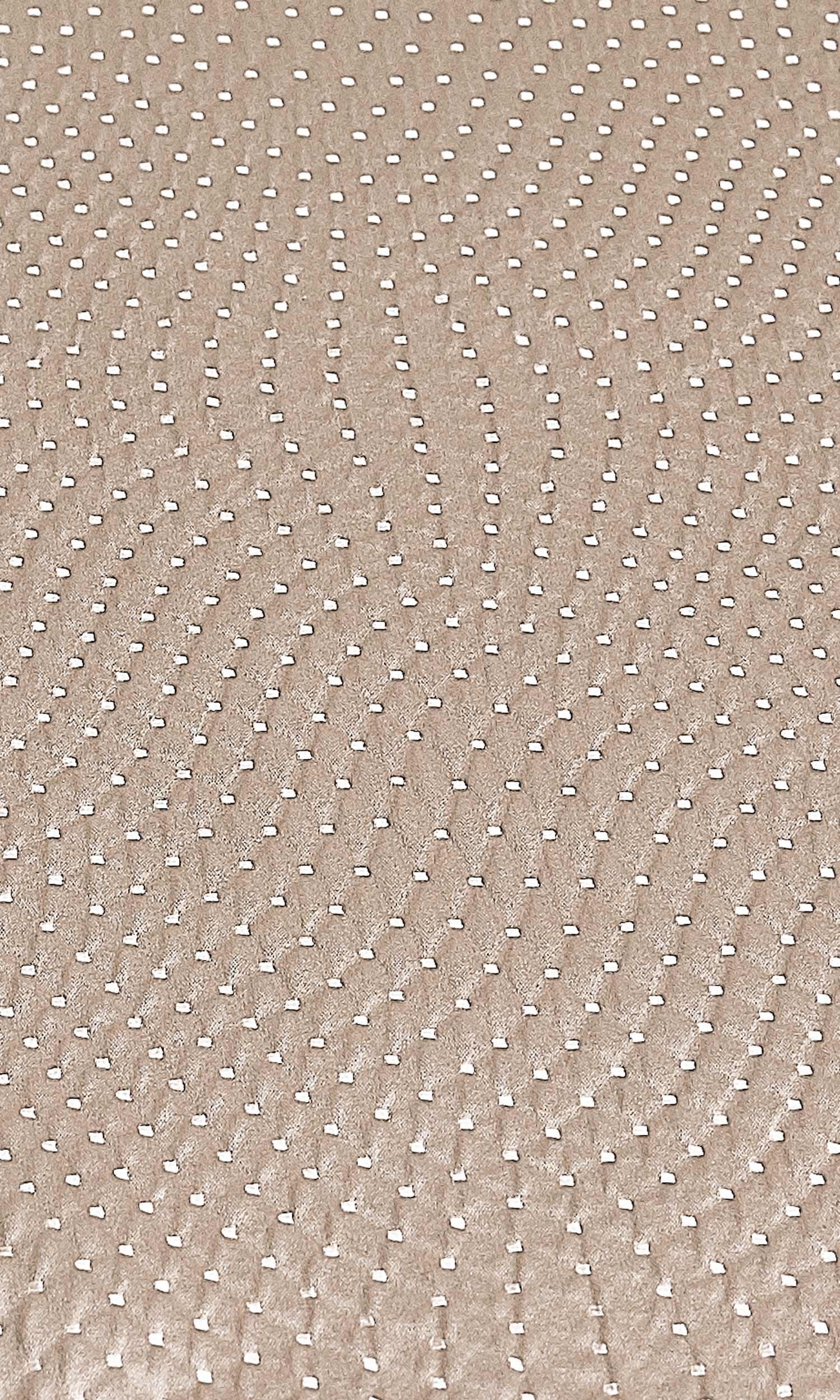 Silk-Blend Home Textile Fabric Material Sample (Caramel Brown)