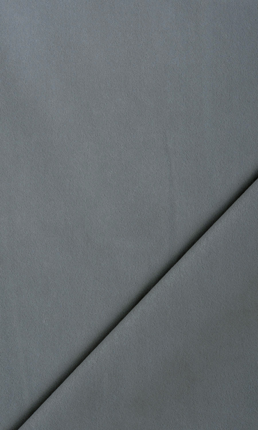Velvet Fabric Material By the Metre (Gray)