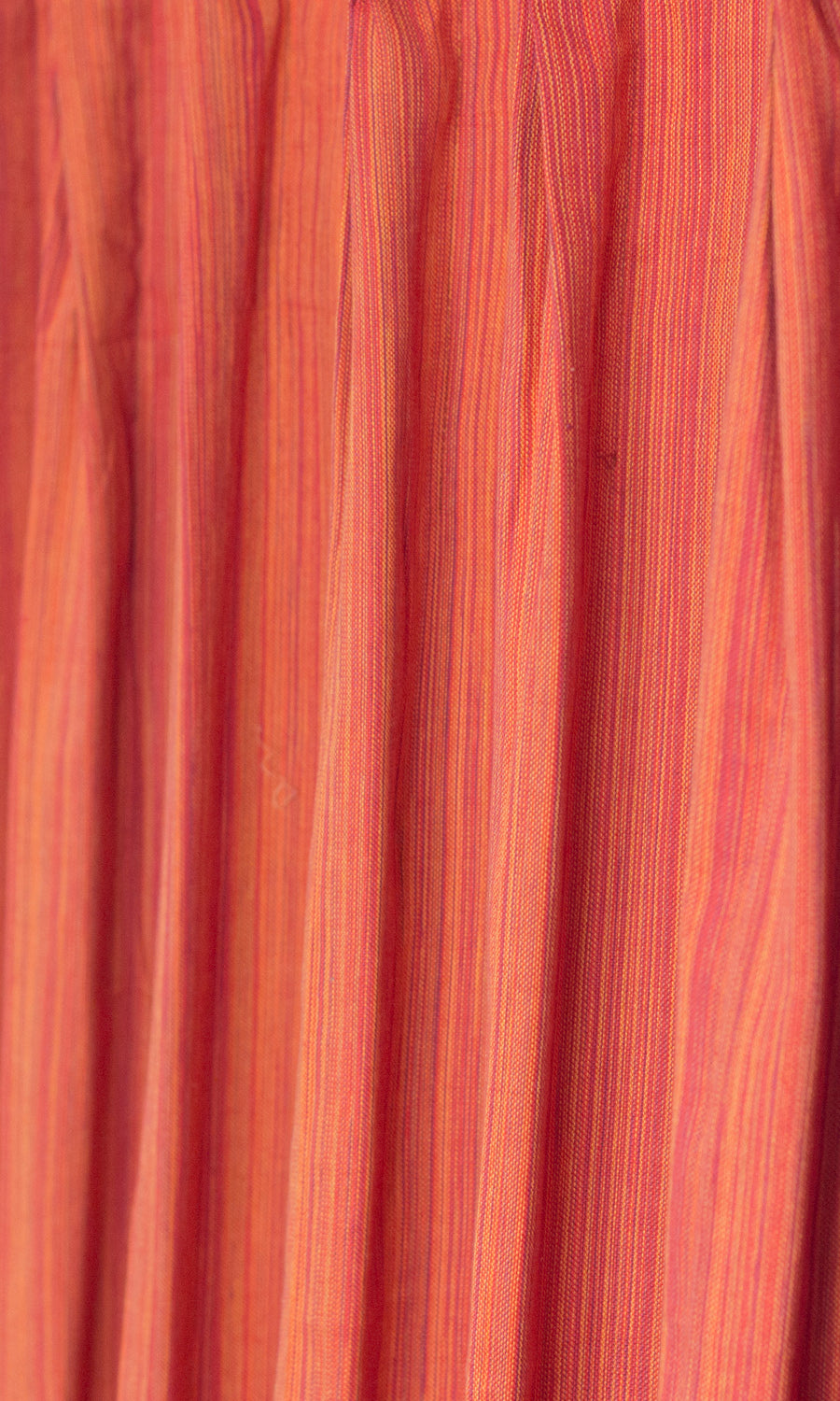 Cotton Fabric Blinds (Orange) for Living, Bedroom, Kitchen, Bathroom