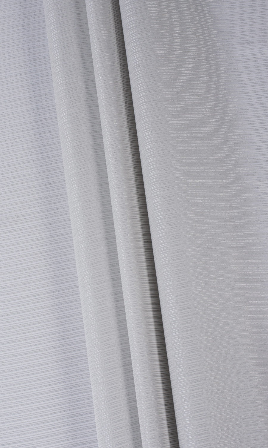 Striped Sheer Home Textile Fabric Material By the Metre (Pale Gray)