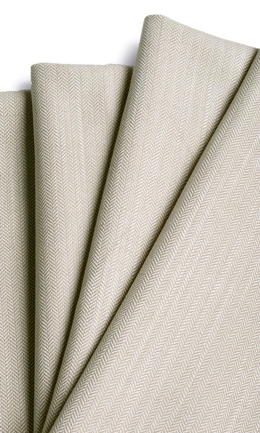 Herringbone Textured Roman Blinds (Soft Gray) for Living, Bedroom, Kitchen, Bathroom