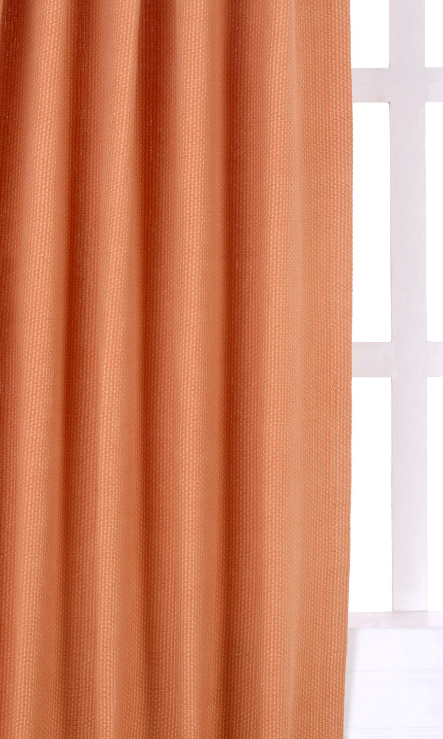 Cotton Flat, Plain, Fake, Faux, European Relaxed Roman Blinds (Orange)