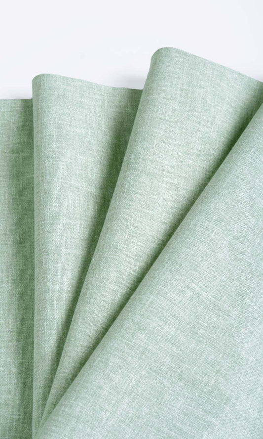 Poly-Cotton Blend Blinds (Mint Blue/ Green)