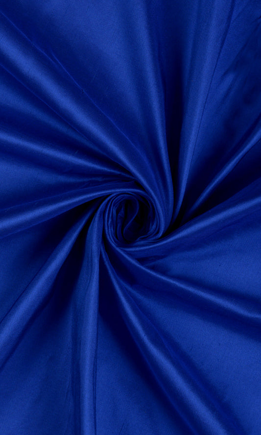 Shantung Silk Home Décor Fabric Sample (Sapphire Blue)