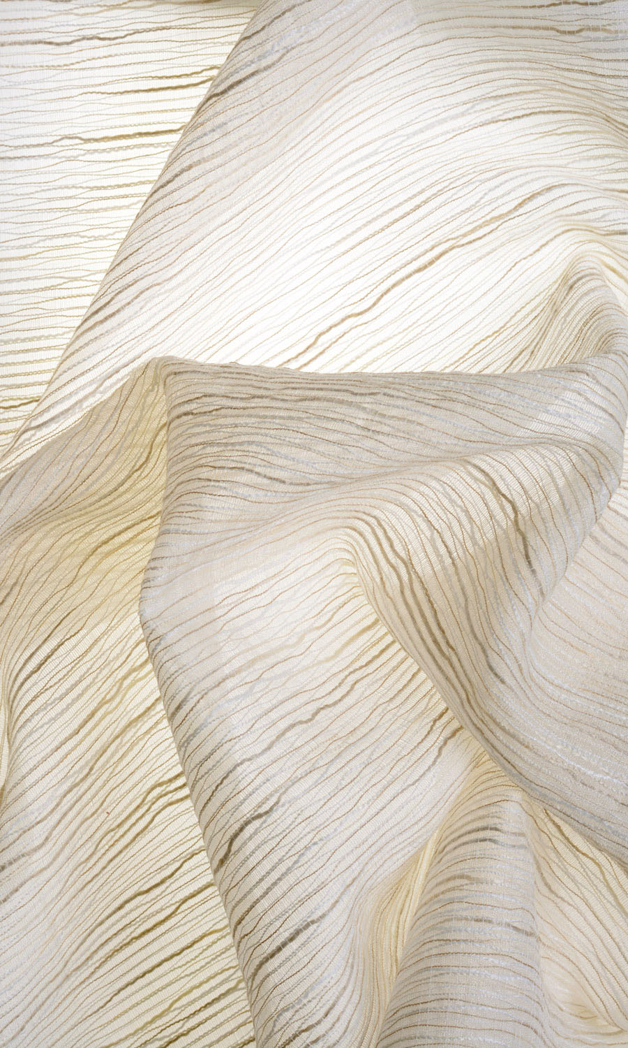 Sheer  Home Décor Fabric By the Metre (Warm Ivory)