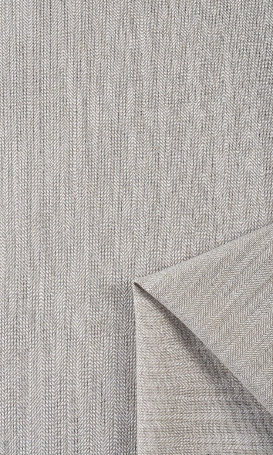 Textured Linen Blend Flat, Plain, Fake, Faux, European Relaxed Roman Blinds (Warm Gray-Brown)