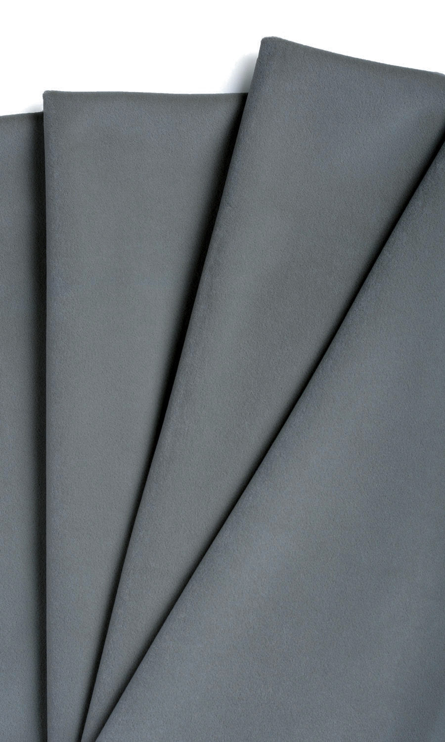 Velvet Roman Blinds & Window Shades (Gray)