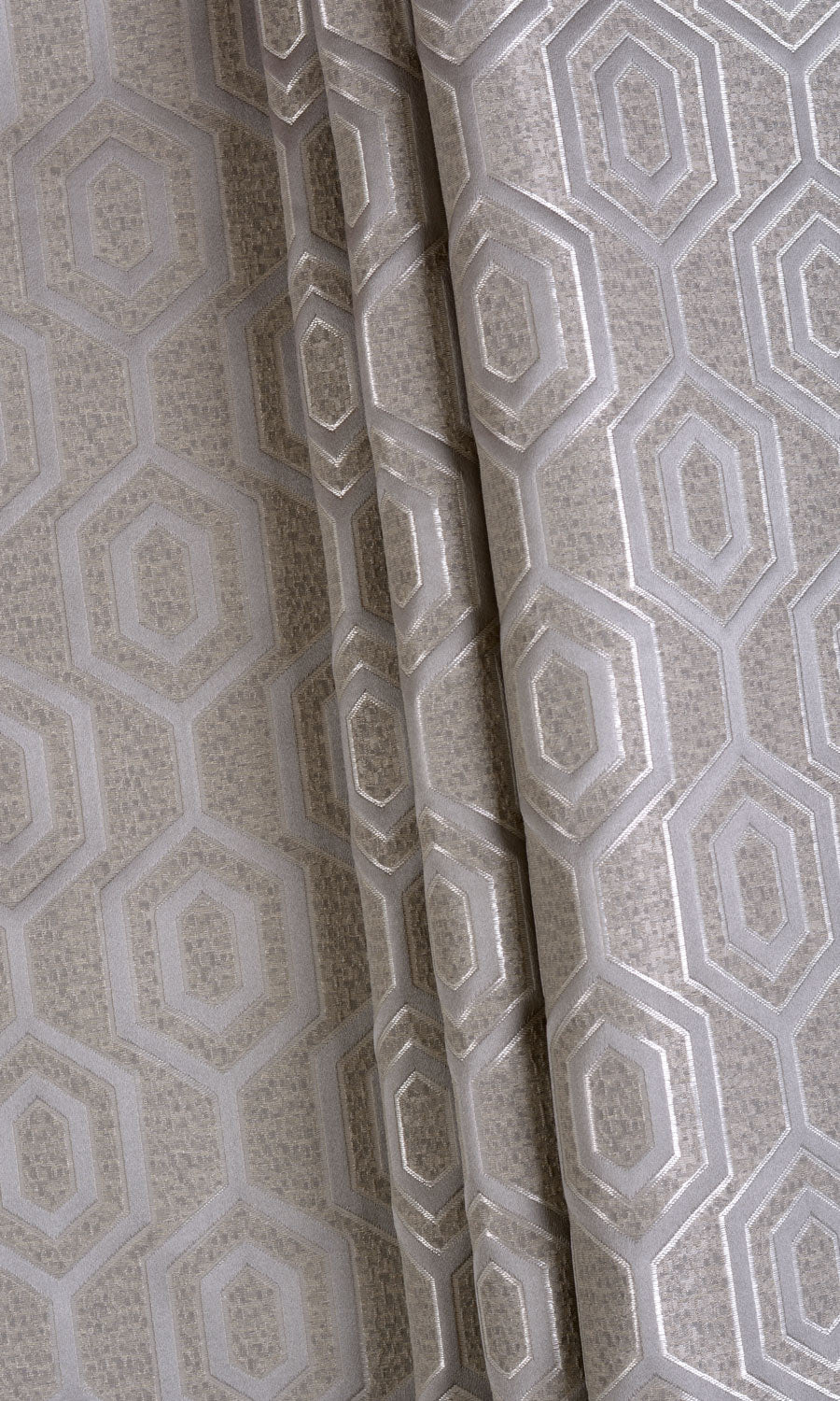 Jacquard Honeycomb Patterned  Roman Blinds (Grey) Extra Long Short Wide