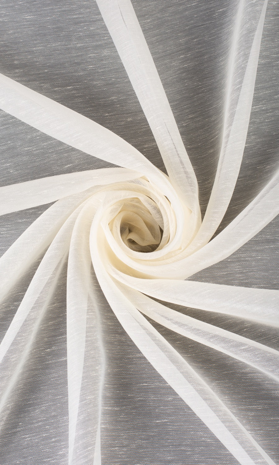 Sheer Window Treatments Fabric Sample (Powder White)