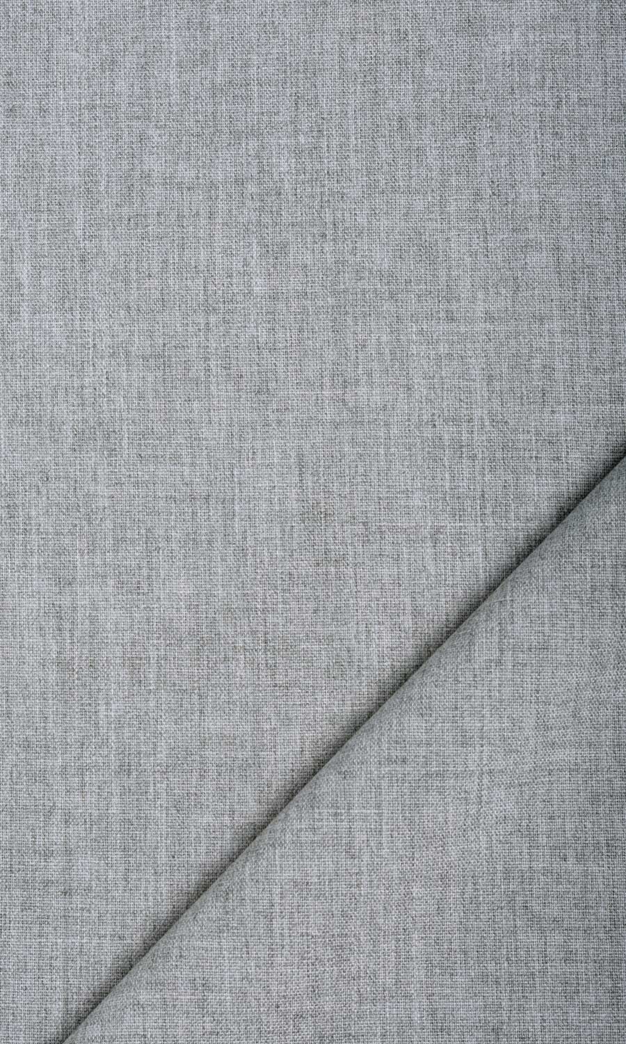 Plain Linen Texture Home Textile Fabric Material Sample (Steel Grey)